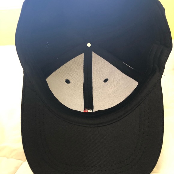 NEW Tommy Hilfiger Cotton Black Baseball Cap - Picture 2 of 3